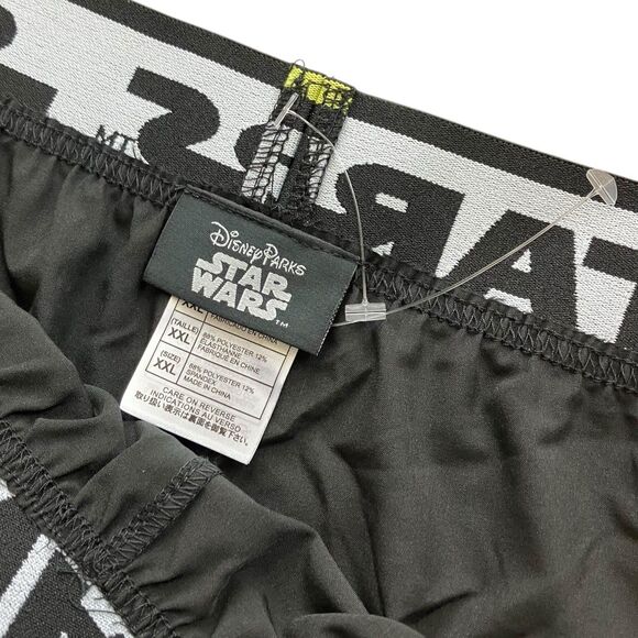 Disney‎ Parks Shorts WMNS XXL Black Star Wars Rebel Logo Running Lounge Sporty - Picture 3 of 6